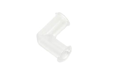 10-Piece L-Shaped Plastic Elbows – 90-Degree Hose Fittings and Tubing Connectors, Right-Angle Syringe Adapter for Luer Lock Tips, Plastic Tube Connector