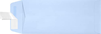 LUXPaper #10 Policy Business Envelopes | Peel & Press | 4 1/8" x 9 1/2" | Baby Blue | 80lb. Text | 250 Qty - color: Baby Blue, size: 250 Qty