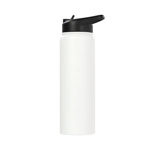 3 Minutes Is A Long Time Boxing Round Timer Training - Stainless Steel Insulated Water Bottle - color: White