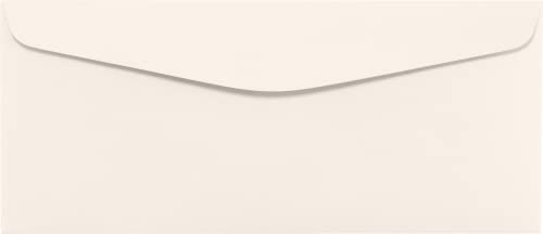 LUXPaper #10 Classic Crest Business Envelopes | Commercial Flap | 4 1/8" x 9 1/2" | Baronial Ivory | 24lb. Text | 50 Qty - color: Classic Crest Baronial Ivory, size: 50 Qty.