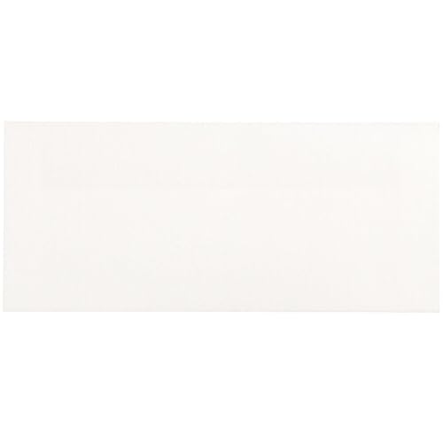 LUXPaper Currency Outer Envelopes | 3 1/16" x 6 3/4" | White | 28lb. Text | 50 Qty - color: White, size: 3 x 6 3/4