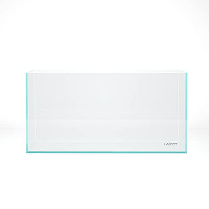 90P 44 Gallon Rimless Low Iron Glass Aquarium Tank, 35.4" L x 17.7" W x 17.7" H, 10mm Ultra Clear Fish Tank with EVA Leveling Mat - size: 44Gal W35.4×D17.7×H17.7 in(90x45x45cm)