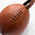 Geezers Boxing Classic Pugilist Double End Bag, Premium Cowhide Leather Speed Ball, Boxing Speed Bag MMA Dodge Ball Punching Training Floor to Ceiling Rope Workout