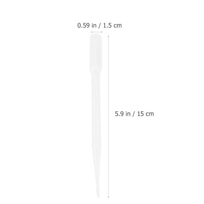 minkissy 10pcs Plastic Syringe Tubes Brine Shrimp Feeders 3ml Long Tubes Manual Liquid Fish Feeding Tools for Aquarium and Marine Fish Care