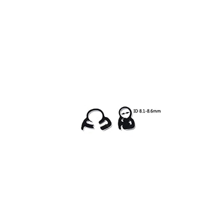 Double Gripping Nylon Hose Clamps, Snap Grip Nylon Plastic Hose Clamps (8.1-8.6mm (5/16inch), 20pack) - size: 8.1-8.6mm ( 5/16inch ), 20pack