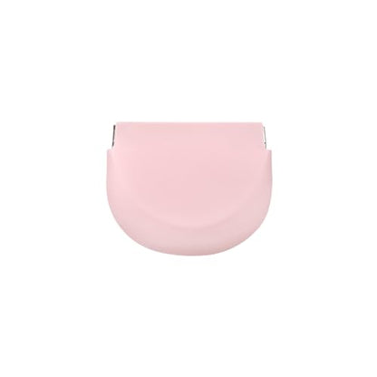 1PC Silicone Retainer Case without Lanyard, Cute Vent Holes Denture Box, Mouth Guard Case Travel Holder for Girls, Women, Men (Pink) - color: Pink