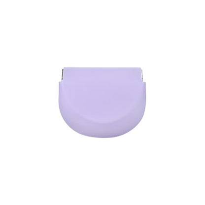 1PC Silicone Retainer Case without Lanyard, Cute Vent Holes Denture Box, Mouth Guard Case Travel Holder for Girls, Women, Men (Purple) - color: Purple