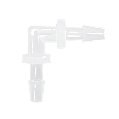 3/8" Hose Barb 90 Degree Elbow L Fitting, Equal Barbed Joint Splicer Mender Adapter Union Adapter for Boat Aquarium Fuel Gas Liquid Air (Pack of 5) - size: 3/8 Inch