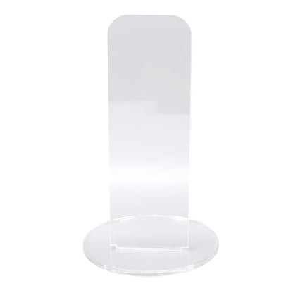 Yctze Vertical Boxing Glove Stand, Acrylic Glove Holder, Non Slip Base Boxing Gear Stand with Transparent Rack, Ideal for Organizing MMA, Muay Thai & Training Equipment, 10.5x10.5x18.5cm