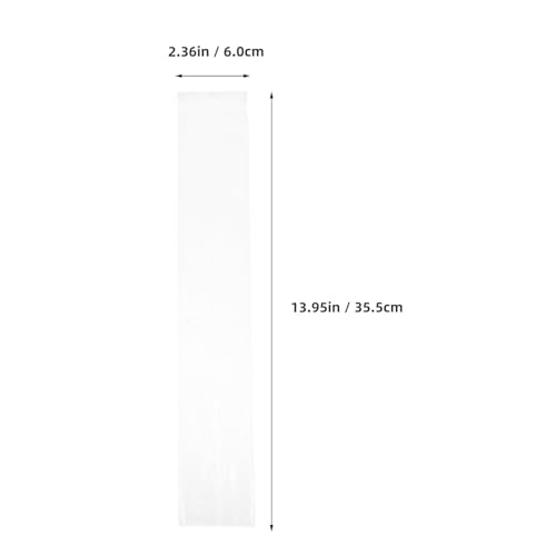 Healifty 50pcs Thick Plastic Fish Bags 6x34cm Live Fish Shipping Pouches for Aquarium Transport and Packaging