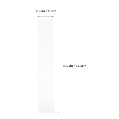 Healifty 50pcs Thick Plastic Fish Bags 6x34cm Live Fish Shipping Pouches for Aquarium Transport and Packaging