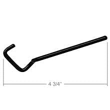 Gun Storage Solutions - Slat Wall Sniper 10 Pack - Fits Handguns .22 Caliber and up (Slatwall Sniper Left Hand 10-Pack)