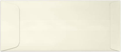 LUXPaper #10 Policy Business Envelopes | Peel & Press | 4 1/8" x 9 1/2" | Natural Linen | 80lb. Text | 50 Qty - color: Natural Linen, size: 50 Qty