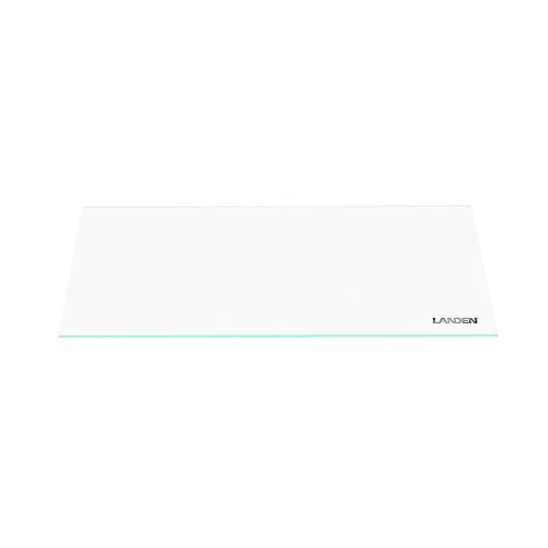 4mm Glass Aquarium Lid with Clips for 36x22cm Rimless Tank | Lid 34.2x16.8cm; reduces evaporation and jumping - size: 342x168mm (1 pc)
