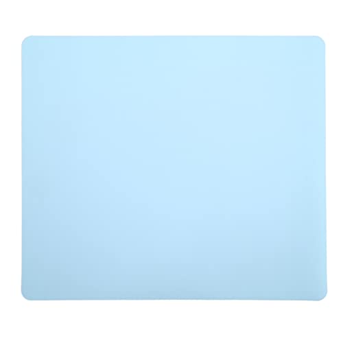 ZJchao Silicone Mats for Crafts, Clay Mat Silicone Baking Washable Flexible Jewelry Casting Sheets Nonskid Desk Saver Pad Countertop Protector for DIY Kitchen, 10.98x9.41x0.04in (Blue) - color: Blue