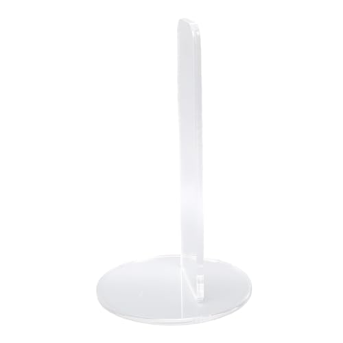 Yctze Vertical Boxing Glove Stand, Acrylic Glove Holder, Non Slip Base Boxing Gear Stand with Transparent Rack, Ideal for Organizing MMA, Muay Thai & Training Equipment, 10.5x10.5x18.5cm
