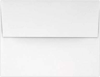 LUXPaper A2 Classic Crest Invitation Envelopes | 4 3/8" x 5 3/4" | Avon Brilliant White | 70lb. Text | 1,000 Qty - color: 70lb. Classic Crest Avon Brilliant White, size: 1000 Qty.