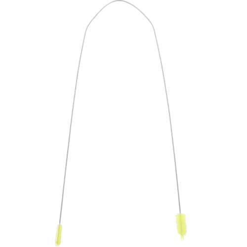 CALLARON Fish Tank Cleaning Brush Double Head Aquarium Hose Cleaning Brush with Flexible Spring Wire Long Tube Cleaner for Filter Hose Corners and Aquatic Maintenance - color: Yellow