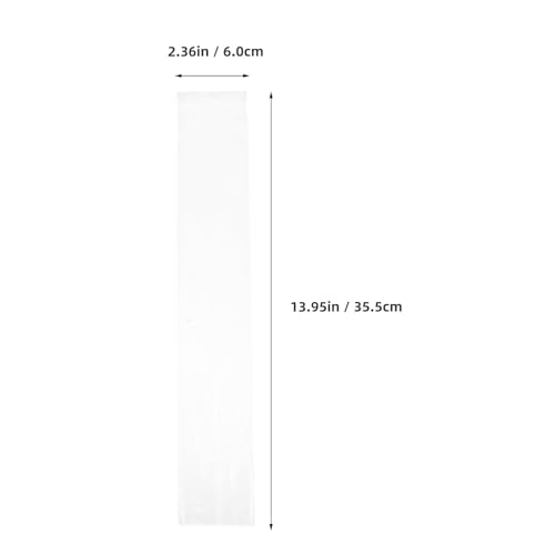 Veemoon 50pcs Plastic Fish Transport Bags 6x34cm Thickened Leak-proof Shipping Pouches for Live Fish Transport and Storage