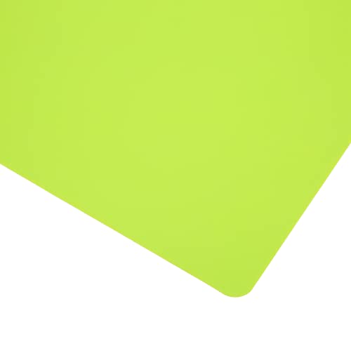 Silicone Craft Mat for Clay, Jewelry Making & Baking – Washable, Flexible, Non-Slip Desk Saver Pad, 10.98 x 9.41 in, Green (Compatible with, and DIY Kitchen Tools) - color: Green