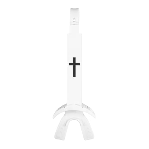 Faith Cross White X Football Mouthguard - color: White