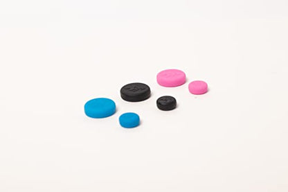 CauliBuds™ Cauliflower Ear Magnets - Premium Silicone Magnet Compression Kit for Cauliflower Ear Prevention & Treatment in BJJ, Wrestling, MMA, & Rugby - Minimize Ear Draining (Black) - color: Black