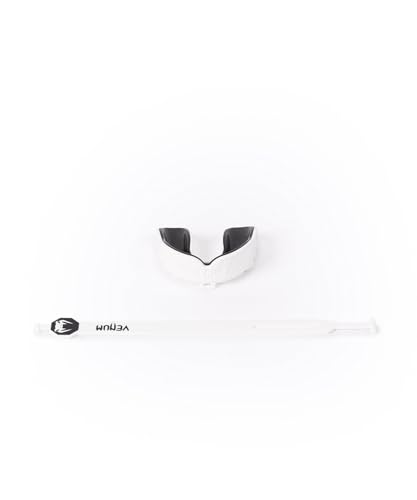 Venum Challenger Mouthguard - Strap/Strapless - color: White/Black, size: Adult