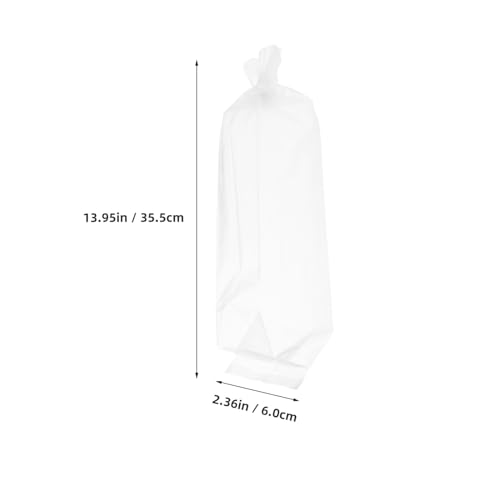 50pcs Plastic Fish Transport Bags for Live Koi and Tropical Fish Heavy Duty Leak-proof Aquarium Shipping Containers and Storage (6x34cm)