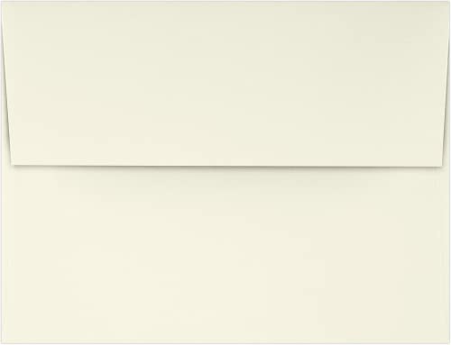 LUXPaper A2 Classic Linen Invitation Envelopes | 4 3/8" x 5 3/4" | Natural White | 70lb. Text | 50 Qty - color: 70lb. Classic Linen Natural White, size: 50 Qty.