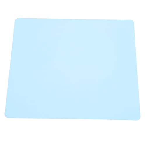 ZJchao Silicone Mats for Crafts, Clay Mat Silicone Baking Washable Flexible Jewelry Casting Sheets Nonskid Desk Saver Pad Countertop Protector for DIY Kitchen, 10.98x9.41x0.04in (Blue) - color: Blue