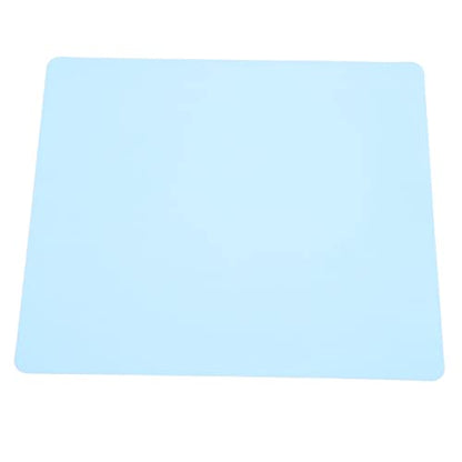 ZJchao Silicone Mats for Crafts, Clay Mat Silicone Baking Washable Flexible Jewelry Casting Sheets Nonskid Desk Saver Pad Countertop Protector for DIY Kitchen, 10.98x9.41x0.04in (Blue) - color: Blue