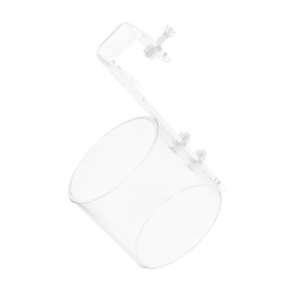 Fish Tank Feeding Ring Acrylic Shrimp Feeder Cup Betta Feeding Ring for Aquarium Fish Food Holder with 80 Hook for Freshwater Tanks