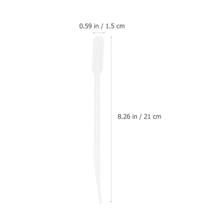 10pcs 5ml Brine Shrimp Feeders Long Plastic Tubes Coral Fish Feeding Tools Manual Suction Pipettes for Marine Aquarium Pet Supplies