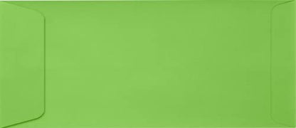 LUXPaper #10 Policy Business Envelopes | Peel & Press | 4 1/8" x 9 1/2" | Limelight Green | 80lb. Text | 50 Qty - color: Limelight Green, size: 50 Qty