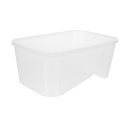Turtle Tank Reptile Box with Basking Platform Durable Plastic Turtle Case for Breeding and Feeding for Tortoises and Frogs Container