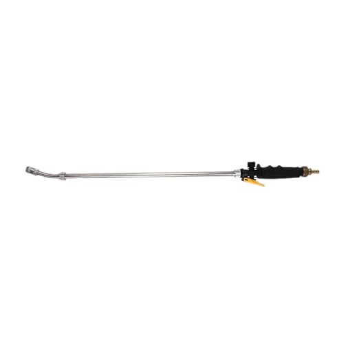 for Stainless Steel Spray Bar for Replacement with 3/8"" Brass Barb, Adjustable Nozzle Watering Wand Garden Hose Backpack Sprayer, Includes Clamps and Tape