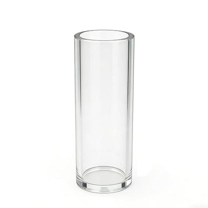 FixtureDisplays® Clear Acrylic Tube 4" (Nominal) Diameter (3.937" Exact Outside dim) x 6" Long, 5/64" (2mm) Wall Open Ended 15139-6"-4PK-NPF - size: 4" Dia X 6" 4PK