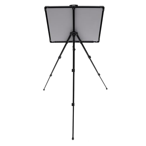 Basketball Coaching Tactical Board, Portable Magnetic Basketball Coach Blackboard with Triangle Bracket - Training Assistant Equipment Kit with Player Markers, Pen and Eraser