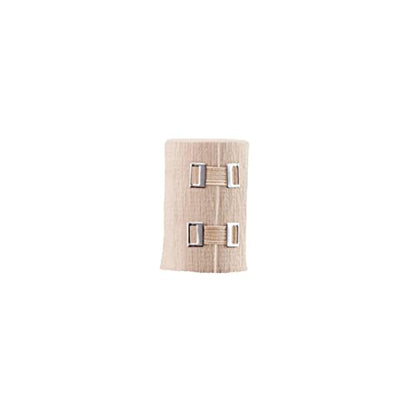 ACE 3 Inch Elastic Bandage with Clips, Beige, Great for Elbow, Ankle, Knee and More, Ideal for Sports, Comfortable Design with Soft Feel, Wash and Reuse (Pack of 3) - size: 3" (Pack of 3)