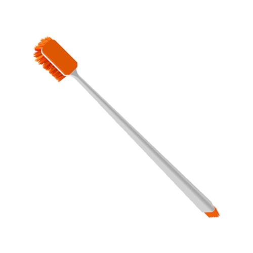 Long Handle Fish Tanks Scrubber for Glass Aquariums Double Bristle Washing Scrubber Long Handle Brush Aquarium Cleaning Tools