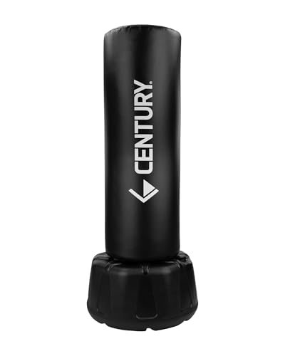 Century Wavemaster 2XL Pro Freestanding Punching Bag for Adults - Color Options | Boxing Bag with Stand | Punching Dummy & Kickboxing Bag | Heavy Punching Bag | Adjustable Martial Arts Kicking Bags - color: Black