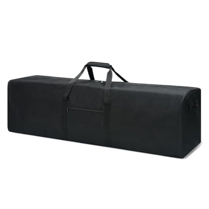 Urbanstand 52 inch Foldable Duffel Lock Zipper Travel Camp, Black | 600D Water-Resistant Ripstop Polyester, Foldable Design, Padded Handle, Holds Tent, Tripod, Fishing Rod & Sports Equipment - color: Black, size: 52 Inch