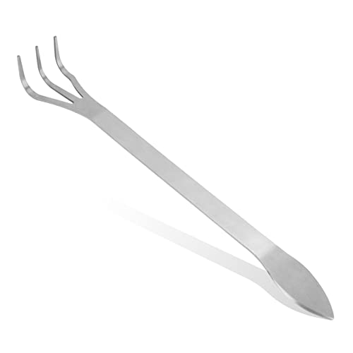 Stainless Steel 3 Prong Root Rake Pick Set, Bonsai Tool Root Pick Rake Gardening Tools