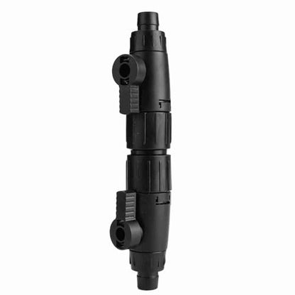Black ABS Plastic Fish Tank Valve Interface Connector Quick Release Connector Control Hose Valve for Aquarium(12mm/0.5inch) - size: 12mm/0.5inch