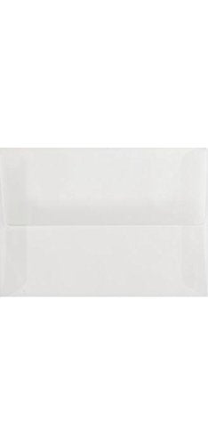 LUXPaper A10 Invitation Envelopes | Peel & Press | 6" x 9 1/2" | Clear Translucent | 30lb. Text | 50 Qty - color: 30lb. Clear Translucent