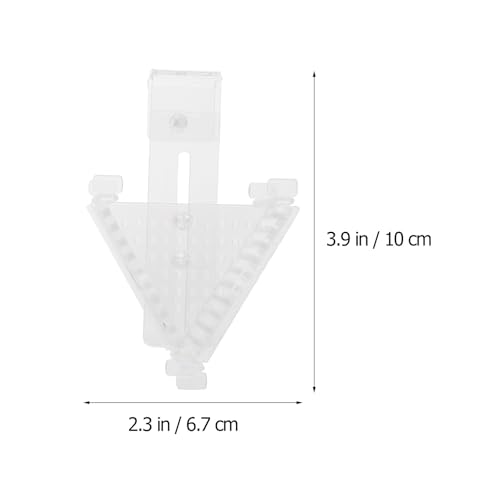 Homoyoyo 2pcs Acrylic Fish Tank Feeding Cups with Suction Cups and Hooks, Portable Aquarium Worm Feeders for Chilled Bloodworms and Live Bait, Fish Food Holders for Aquarium Accessories