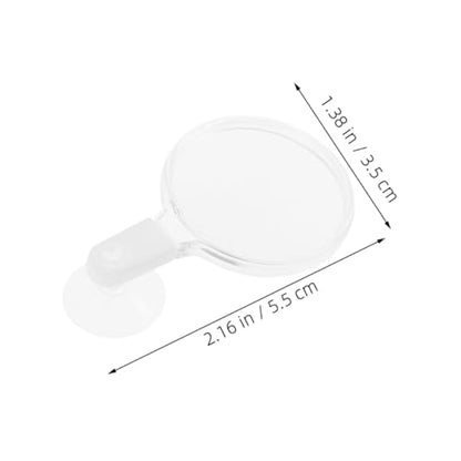 KOMBIUDA 4pcs Acrylic Magnifier Viewer for Fish Tank Cup Design for Easy Installation High Definition Viewing of Animals and Plants for Observing -Landscapes and Spiders