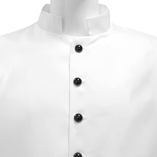 Men's Cassock Robe Church Robe Choir Minister Clergy Pulpit Liturgical 5 colors - color: White, size: 3X-Large