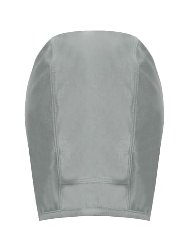 Wrestling Hair Cover Cap | Universal Fit for Any Headgear for Grappling, Wrestling, Judo & Jiu Jitsu/BJJ - color: Grey