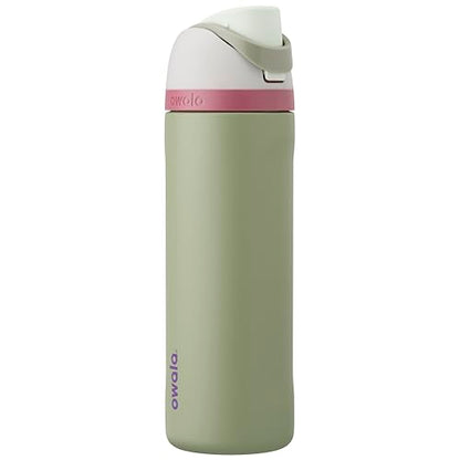 BlenderBottle C05770 FreeSip 24oz Stainless Steel - Neo Sage - color: Multi, size: 24 Ounces